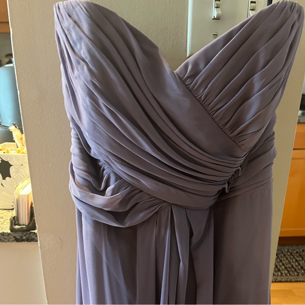 Floor length chiffon bridesmaid dress (worn once)